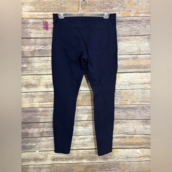J. Crew Gigi Pant Navy Blue Skinny Stretch 4 Slim Business Casual Career Work - Picture 3 of 5